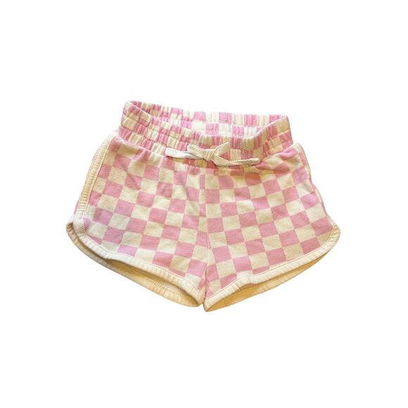 Grayson Mini Other - Grayson Mini Pink Checkered Pull-on Shorts 18 Months